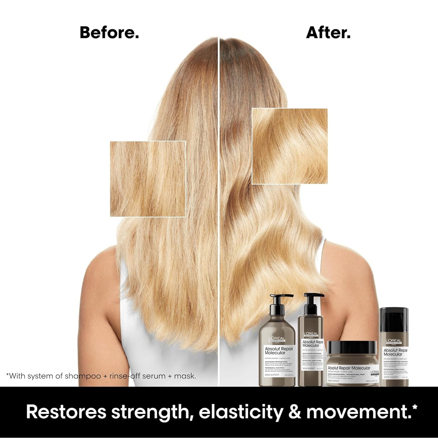 [Absolut Repair Molecular] Sulfate-free Shampoo